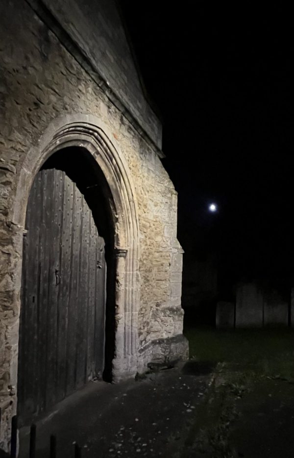 Chatteris Church by moonlight